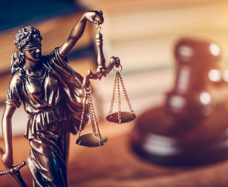 Scales of justice image.