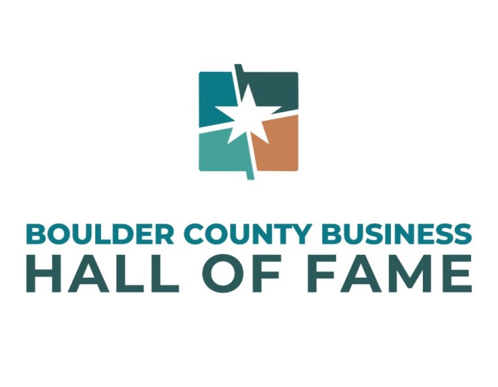 Boulder County Business Hall of Fame logo.